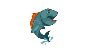 دانلود وکتور ماهی بیرون از آب Fish Out Water